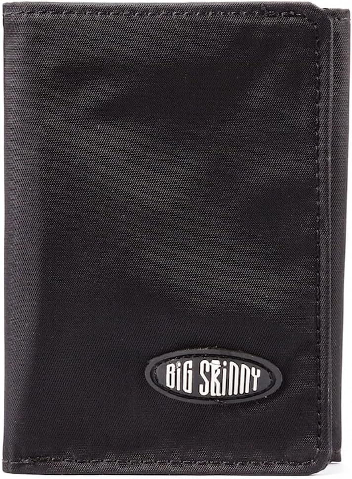 Big Skinny Mens Tri-Fold Slim Wallet, Holds Up to 25 Cards